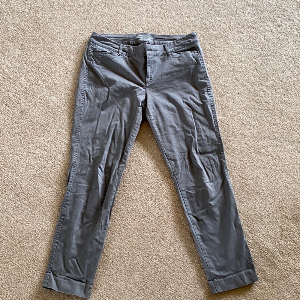 Old Navy Gray Pixie Pants